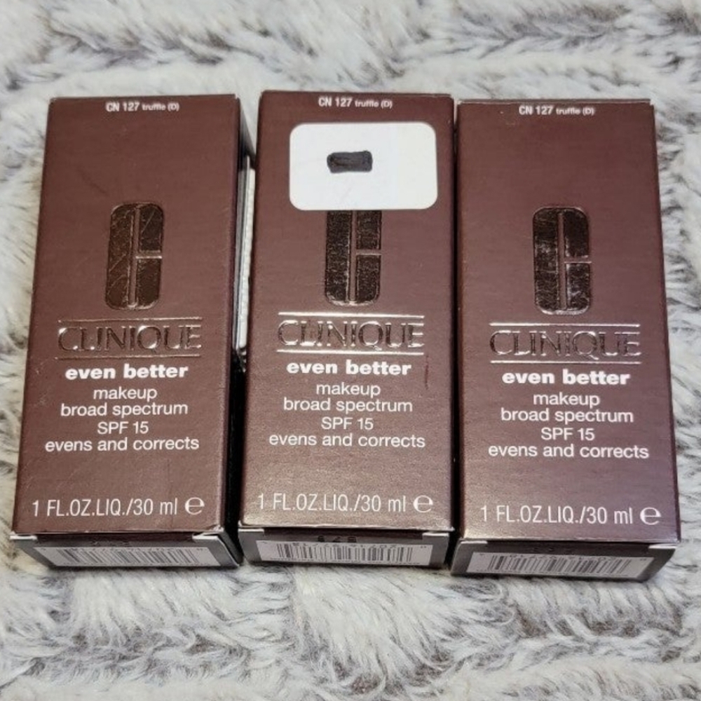 NWT! CLINIQUE Even Better Makeup Broad Spectrum SPF 15 Bundle